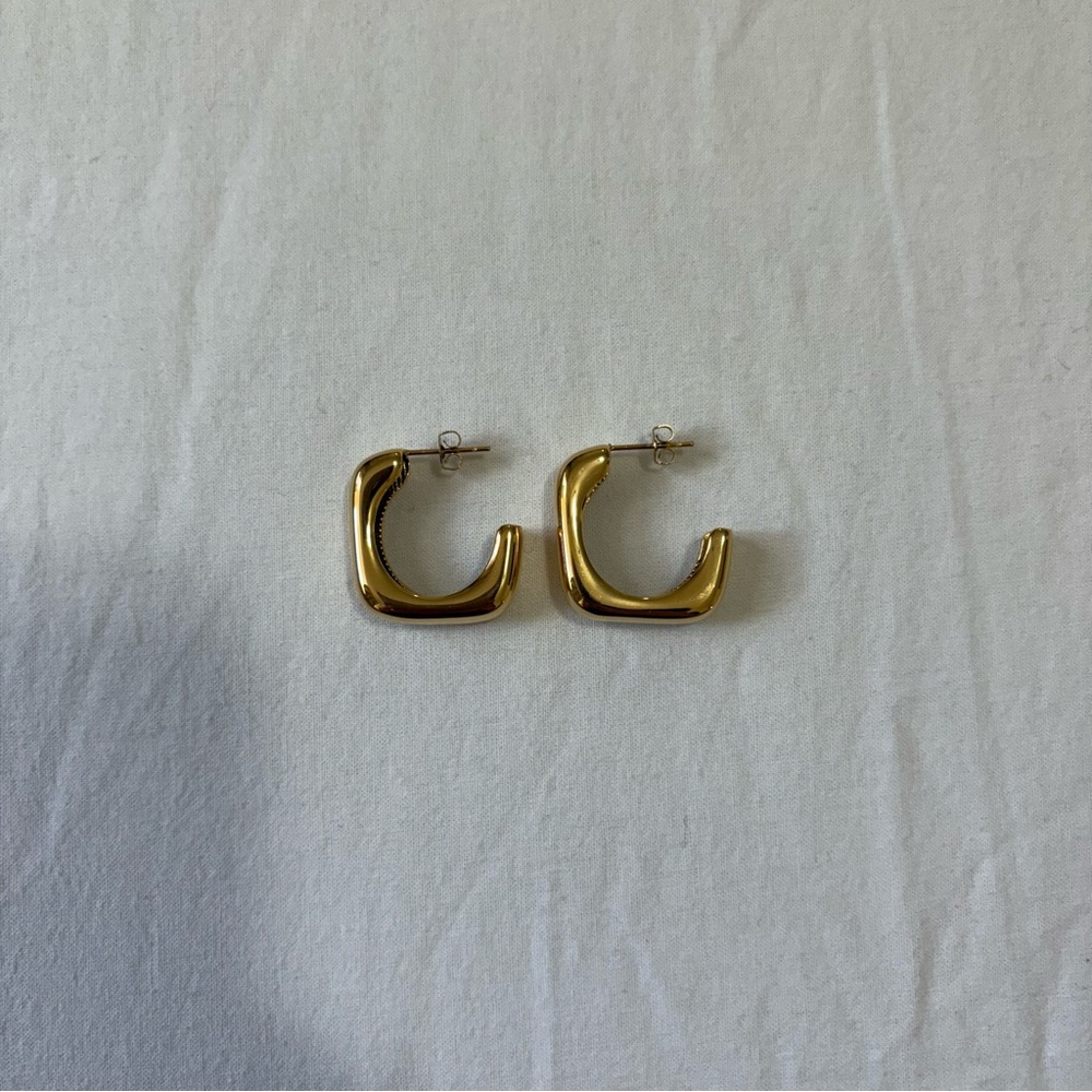 Elegant Gold Hoop Earrings